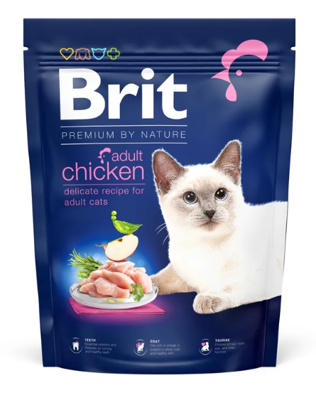 Brit - Dry Food - For Adult Cats - 300 gm - Chicken