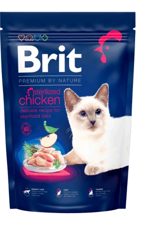 Brit - Dry Food - For Cats - 1.5 kg - Sterilized - Chicken