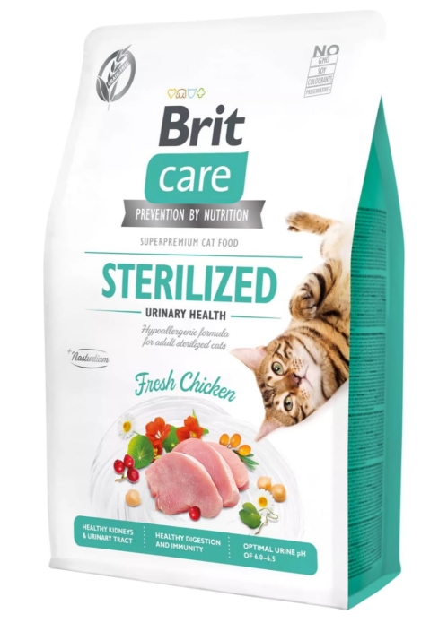 Brit - Care - Dry Food - For Cats - 2 kg - Sterilized - Urinary - Chicken