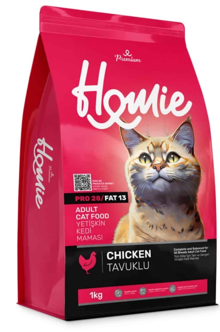 Homie - Dry Food - Premium - For Adult Cats - 1 kg - Chicken