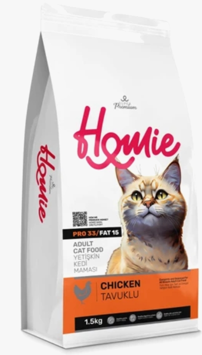 Homie - Dry Food - Super Premium - For Adult Cats - 1.5 kg - Chicken