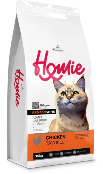 Homie - Dry Food - Super Premium - For Adult Cats - 15 kg - Chicken