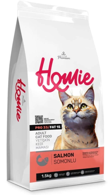 Homie - Dry Food - Super Premium - For Adult Cats - 1.5 kg - Salmon