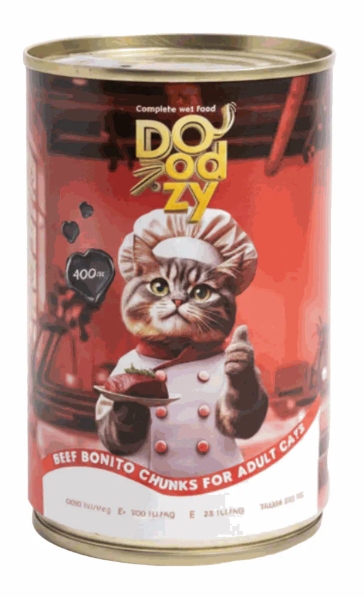 Doodzy - Can 400 gm - Adult Cats - Beef