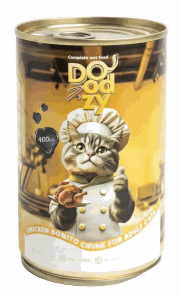 Doodzy - Can 400 gm - Adult Cats - Chicken