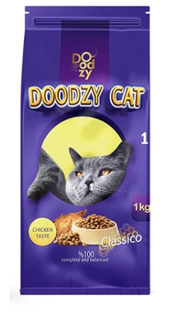 Doodzy - Dry Food - For Adult Cats - 1 kg - Chicken