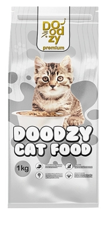Doodzy - Dry Food - For Adult Cats - 1 kg - Premium