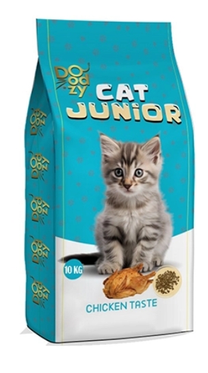 Doodzy - Dry Food - For Junior Cats - 10 kg - Chicken