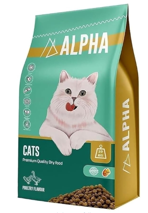 Alpha - Dry Food - For Adult Cats - 10 kg - Poultry