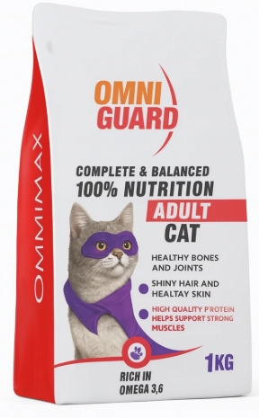 Omni Guard - Dry Food - For Adult Cats - 1 kg