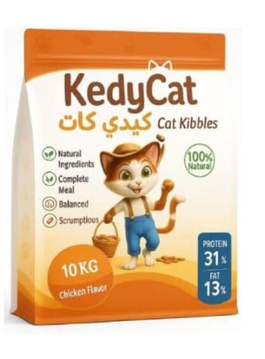 KedyCat - Dry Food - For Adult Cats - 10 Kg - Chicken