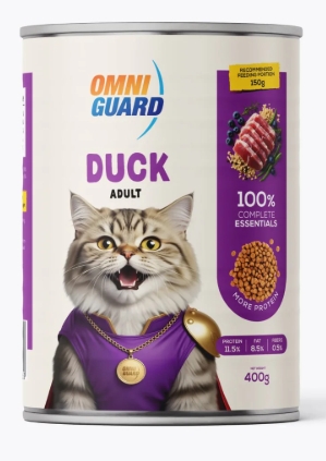 Omni Guard - Can 400 gm - Adult Cats - Duck