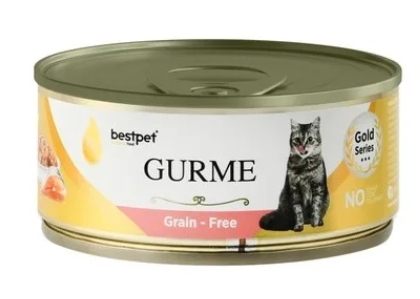 Bestpet Gurme - Can 100 gm - For Sterilisd Cats - Salmon