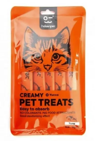 Haisenpet - Cat Creamy Treat - 15 gm - 5 Pcs - Tuna