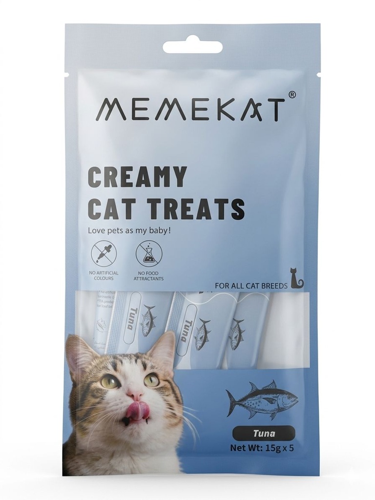 Memekat - Cat Creamy Treat - 15 gm - Tuna