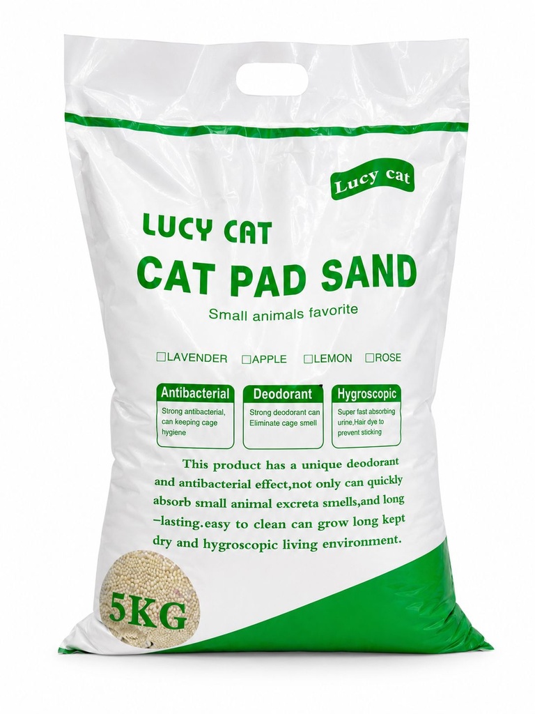 [8000347] Lucy Cat - Cat Litter - 5 Kg - Lavander