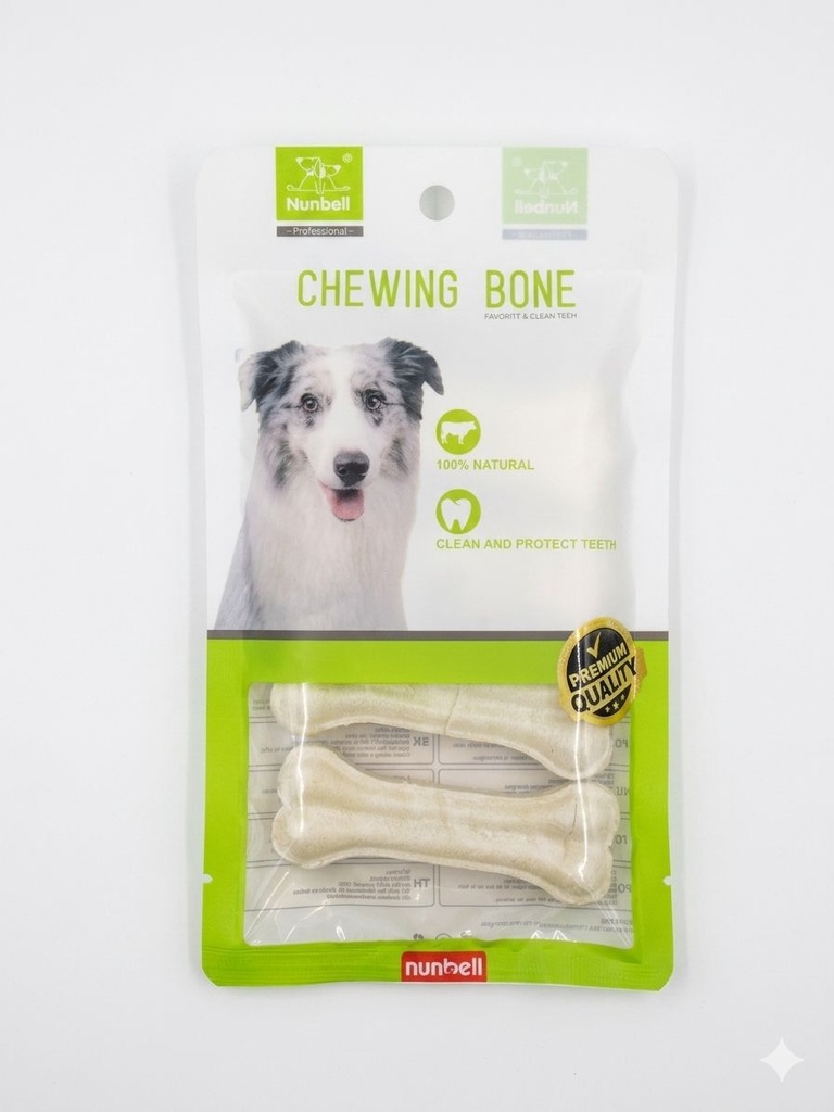 Nunbell - Chewing Bone - 4 Pcs - S