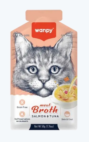Wanpy - Cat Treat - Pouch 50 gm - With Salmon & Tuna