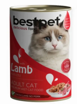 Bestpet - Can 400 gm - Adult Cats - Lamb