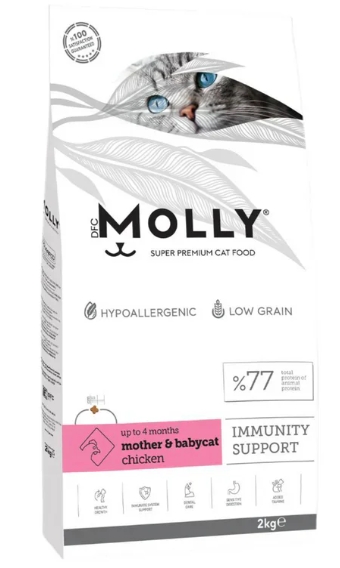 MOLLY - Dry Food - For Cats - 2 kg - Mother & Babycat