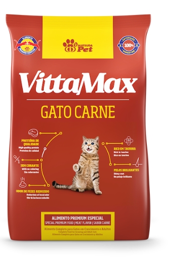 VittaMax - Dry Food - For Cats - 25 kg - Gato Carne
