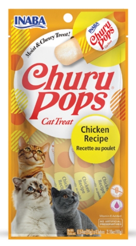Inaba - Churu Pops - Cat Treats - 60 gm - Chicken Recipe