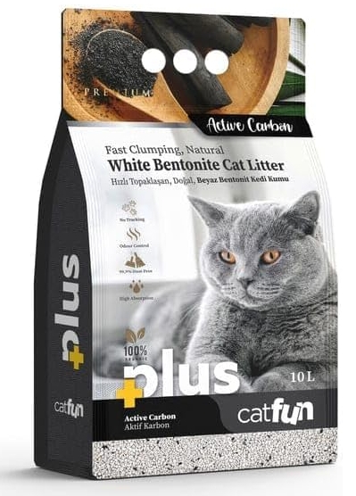 Plus - Cat Fun - Cat Litter - 10 L - Active Carbon