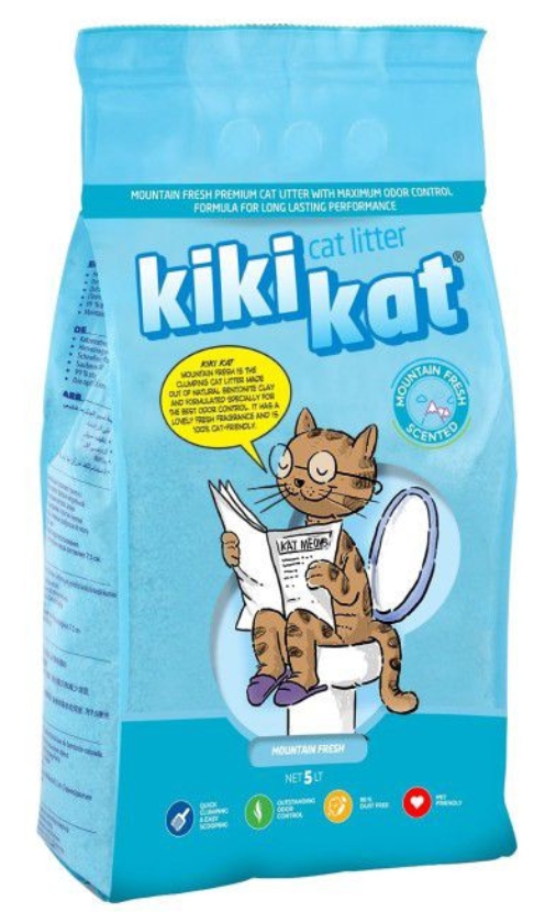 KiKi Kat - Cat Litter - Mountain Fresh- 5 L