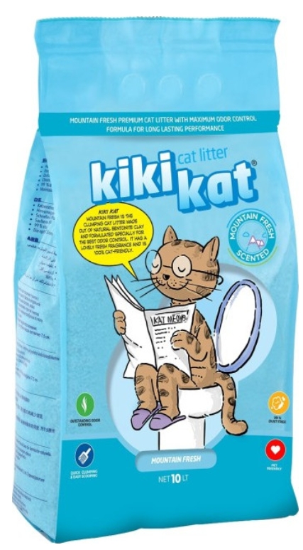 KiKi Kat - Cat Litter - Mountain Fresh- 10 L