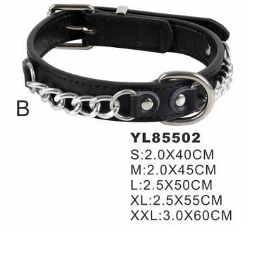 Naomi - Dog Collar - Black - S