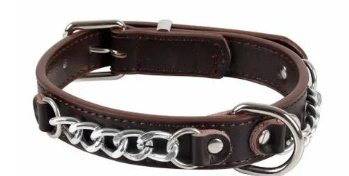 Naomi - Dog Collar - Brown - M
