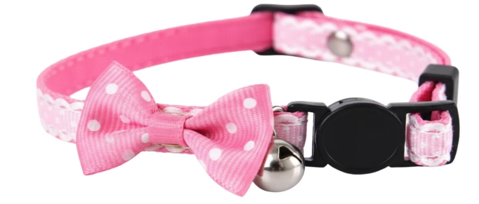 Naomi - Cat Collar - Pink