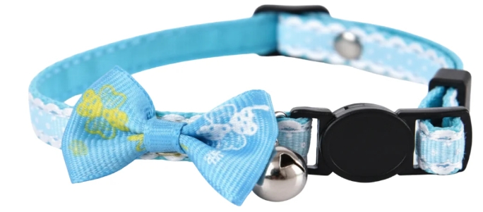 Naomi - Cat Collar - Blue