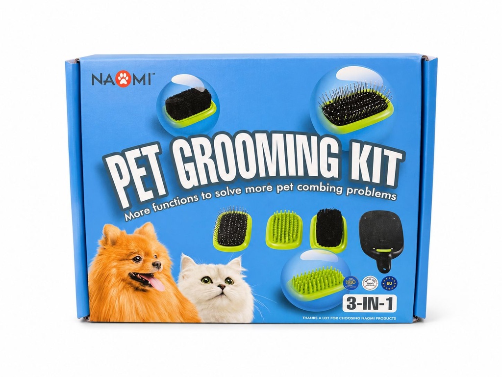 Naomi - Pet Grooming Kit ( 3-IN-1 )