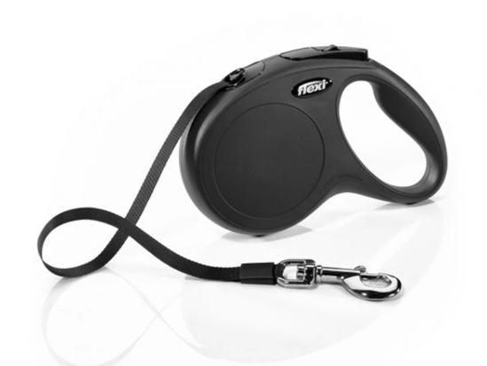 Flexi - New Classic - M - 5M Tape 25 Kg - Black