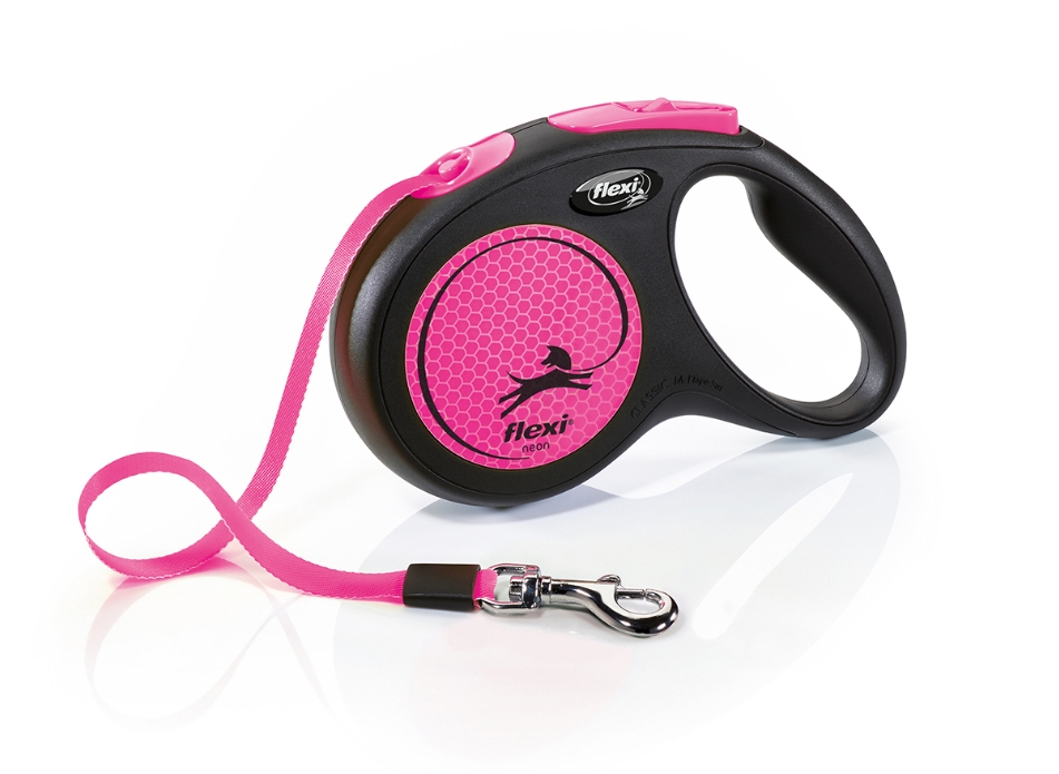 Flexi - New Neon - S - 5M Tape 15 Kg - Pink