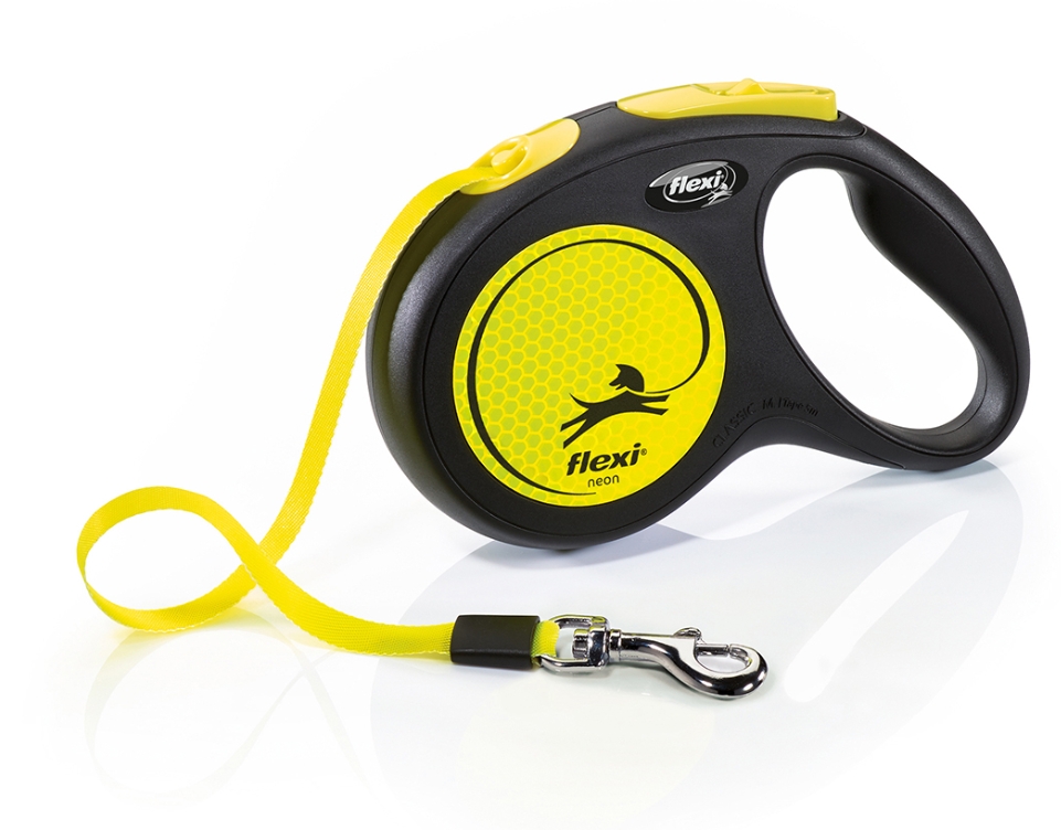 Flexi - New Neon - M - 5M Tape 25 Kg - Yellow
