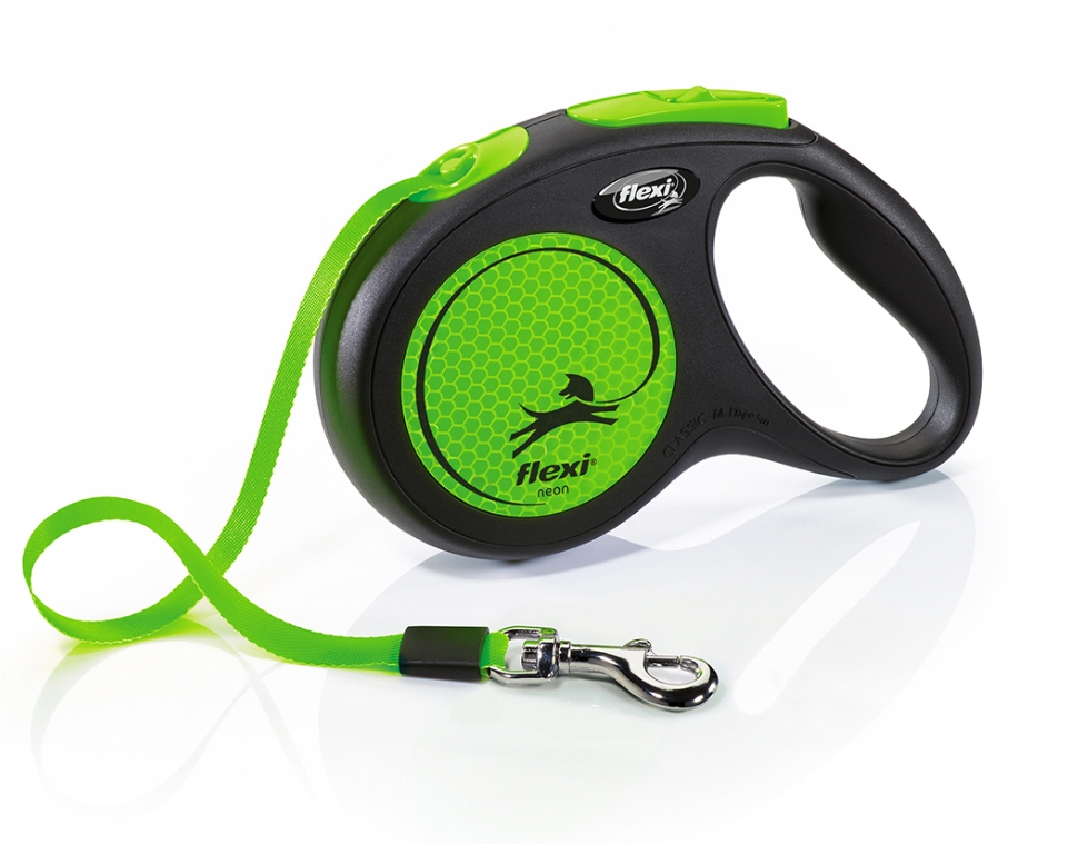 [8000628] Flexi - New Neon - M - 5M Tape 25 Kg - Green