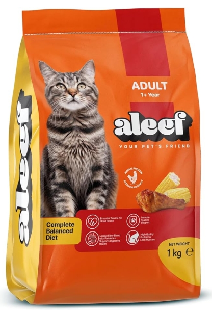 Aleef - Dry Food - For Adult Cats - 1 kg - Chicken