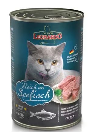Leonardo - Can 400 gm - Adult Cats - Seefisch
