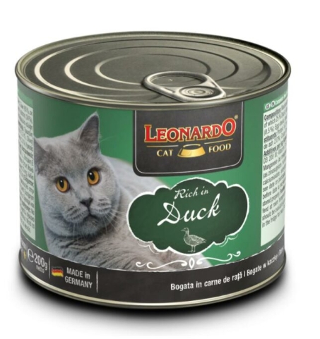 Leonardo - Can 200 gm - Adult Cats - Duck