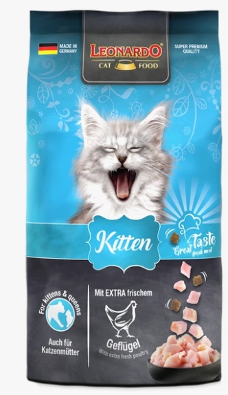 [8000687] Leonardo - Dry Food - For Kitten & Queens - 1.8 Kg