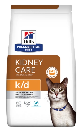 Hill's - Dry Food - For Adult Cats - 1.5 kg - K/D - Kidney - Tuna