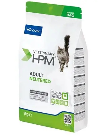 Virbac - Dry Food - For Cats - 3 kg - Adult Neutered