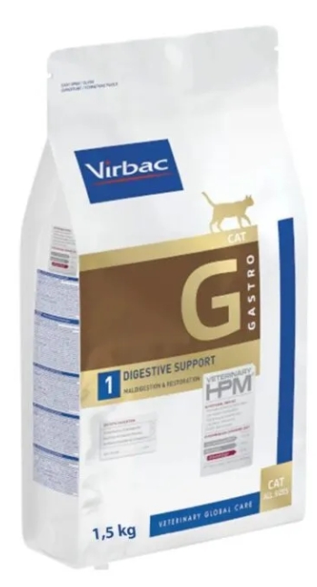 Virbac - Dry Food - For Cats - 1.5 kg - Digestive Support
