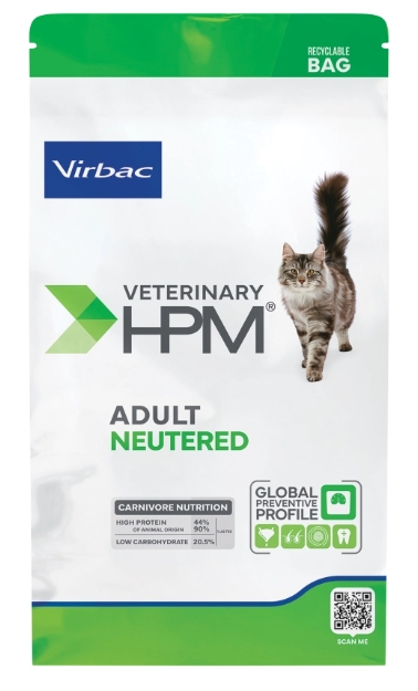 Virbac - Dry Food - For Cats - 1.5 kg - Adult Neutered