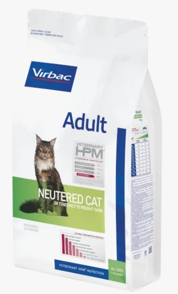 Virbac - Dry Food - For Cats - 1.5 kg - Neutered & Entire