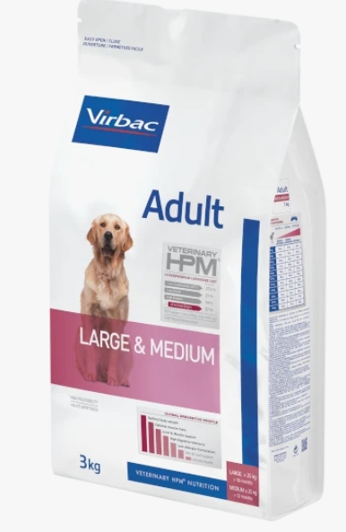 Virbac - Dry Food - For Dogs - 3 kg - Large & Medium