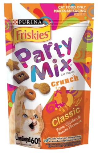 Purina - Friskies - Party Mix - 60 gm - Tuna & Chicken