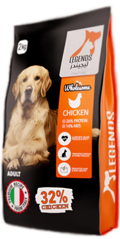 Legends - Dry Food - For Adult Dogs - 2 kg - Chicken